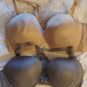 Cacique Elegant Tan and Gray Women's Bras
